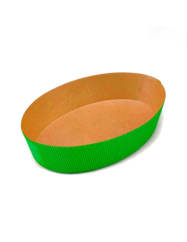 MOLDE HUEVO VERDE 215x140xh50mm PK (36u)Moldes Papel