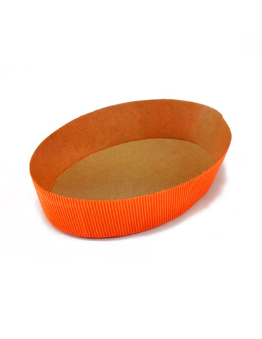 MOLDE HUEVO NARANJA 215x140xh50mm PK (36u)Moldes Papel