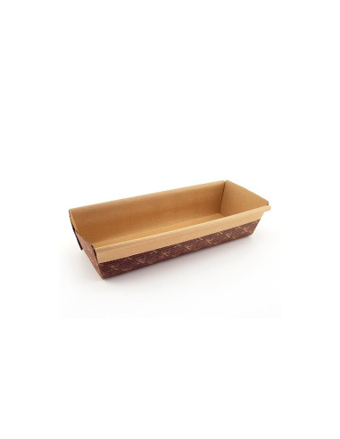 MOLDE HORNEAR 188x50x48mm ANTIGRASA/TABACO (100u)Moldes Papel