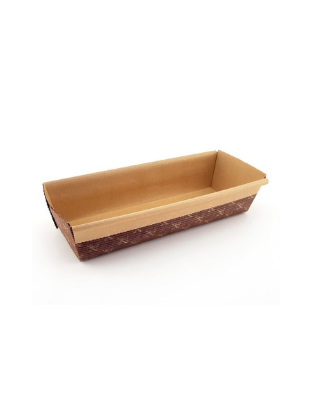 MOLDE HORNEAR 197x65x48mm PK(40u) ANTIGRASA/TABACOMoldes Papel