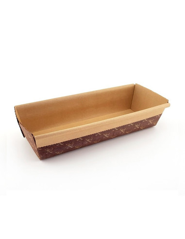 MOLDE HORNEAR 205x47x50mm ANTIGRASA/TABACO PK(50u)Moldes Papel