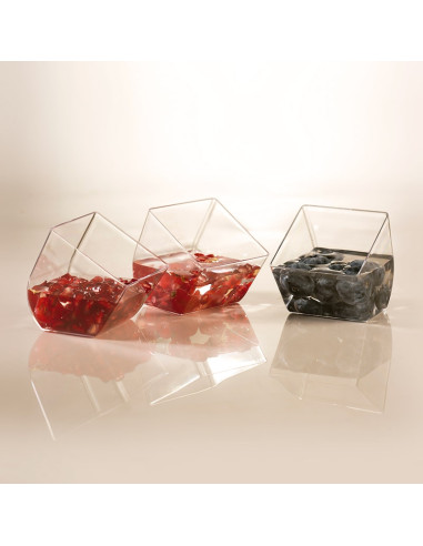 VASO TRANSPARENTE CUBO 58 ml (100 uds.)Vasos Pastelería
