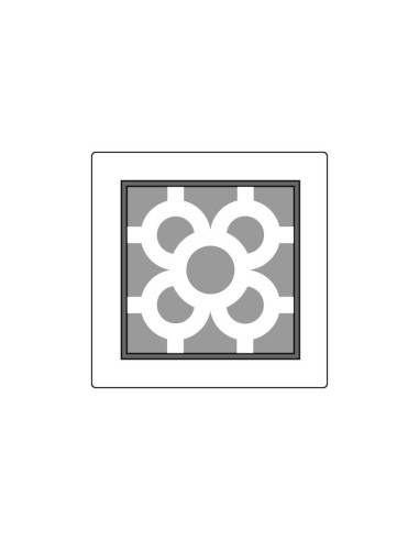 TABLETA PVC AZULEJO BCN 140x140x20mm (1c)Pvc Tabletas