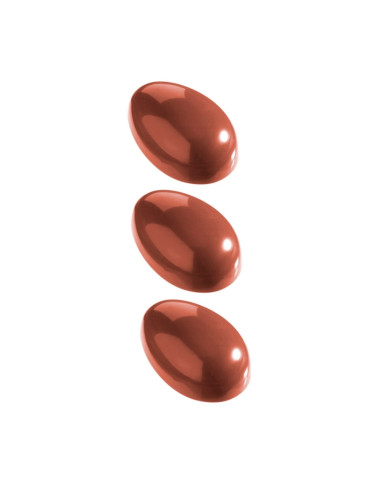 MOLDE 1/2 HUEVO LISO 150x101mm 3c SIN BORDEHuevos