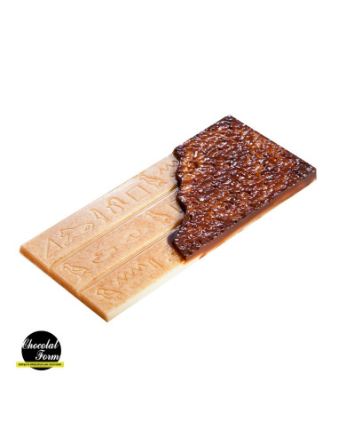 MOLDE TABLETA PIEDRA EGIPCIA 117x50x6mm 4c 275x135Tabletas