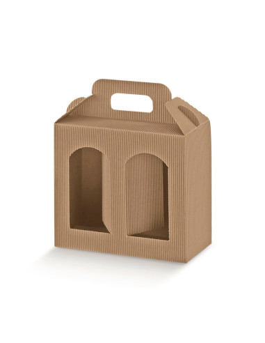 PORTAVASSETTI 2 - 210x100x150mm ONDA AV. PK (10u)Botellas