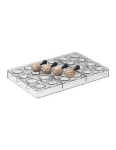 CHOCO STAMP C + M. TRITAN 24c D.31xH.16mm 2