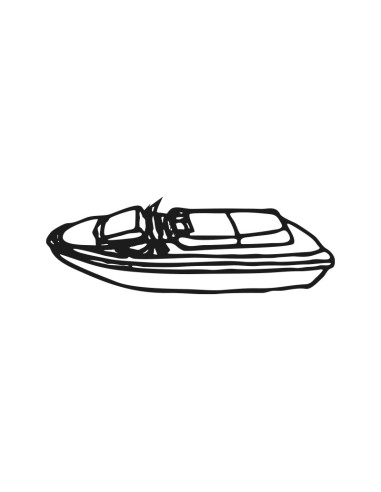 MOLDE PVC BARCO FUERA BORDA 180x70x80mmMarítimo