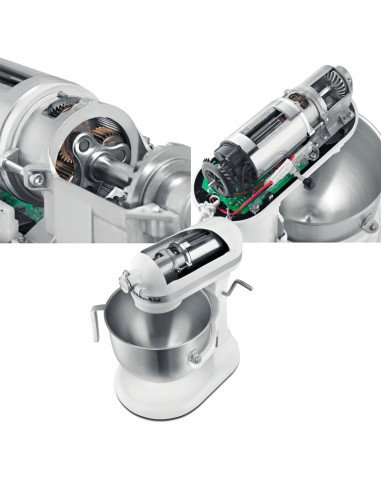 KITCHEN AID 6.9 LT BATIDORA PROFESIONAL BLANCOPequeña Maquinaria