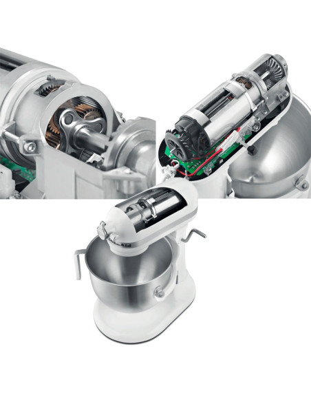 KITCHEN AID 6.9 LT BATIDORA PROFESIONAL BLANCOPequeña Maquinaria
