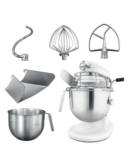 KITCHEN AID 6.9 LT BATIDORA PROFESIONAL BLANCOPequeña Maquinaria