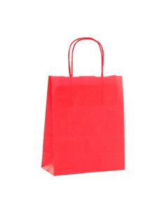 BOLSA KRAFT 24x11x31cm PK (50u) ROJO