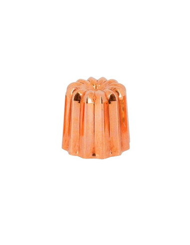 MOLDE COBRE ESTAÑADO D4.5x4.5 BORDELAISEMoldes
