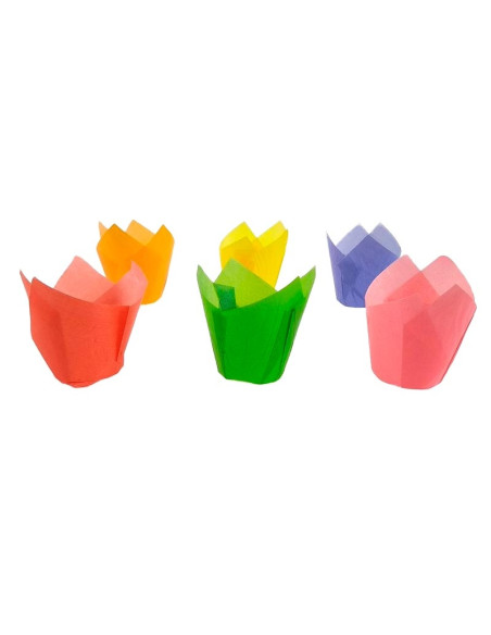 MOLDE 110/35 6 COLORES TULICUP H55 CAJA (300 UDS.)Tulipas