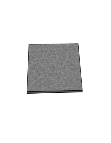 MOLDE PVC BASE CUADRADA RUGOSA 170x170x6mm 