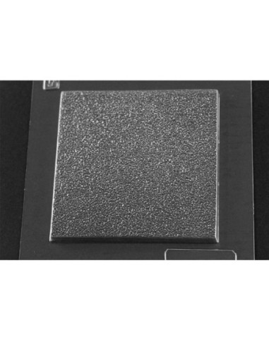 MOLDE PVC BASE CUADRADA RUGOSA 170x170x6mm -1