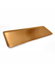 BANDEJA 600x200x10mm CÓNICA ANODIZADA ORO e1,2