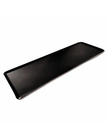 BANDEJA 600x200x10mm CÓNICA ANODIZADA NEGRO MATEAnodizadas