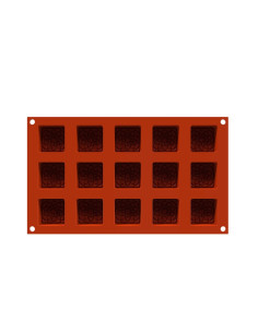 MOLDE SF379 MAURESQUE 40x40xh16mm CUADRADO 15cSilikomart Monoporciones 2
