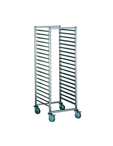 CARRO GASTRONORM INOX. 20 g. 552x383 DESM. ent.325