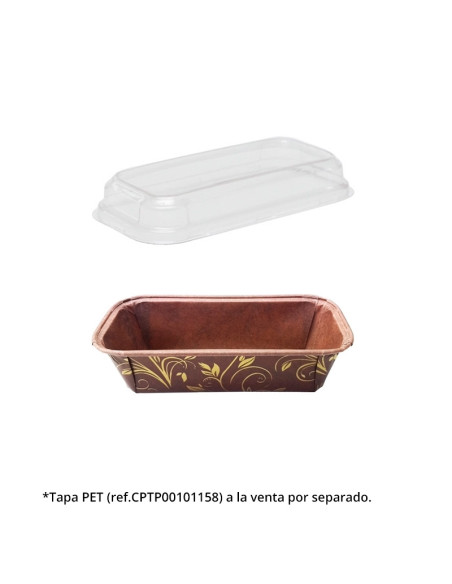 PLUMPY 158x55x52mm PK (75u) MARRÓN PREMIUM DESIGNMoldes Papel