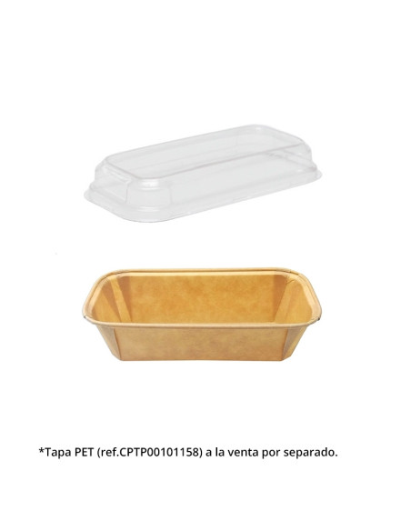 PLUMPY 158x55x52mm PK (75u) GOLDMoldes Papel