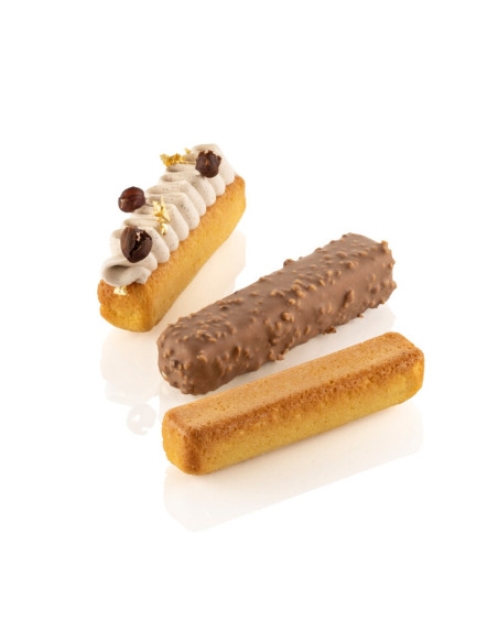 MOLDE FLEX SQ083 STRIPE ECLAIRSilikomart 60x40