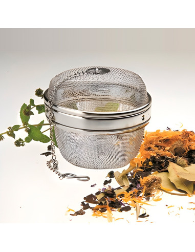 BOLA MALLA 11cm INFUSIONES P. ESPECIAS INOXColadores
