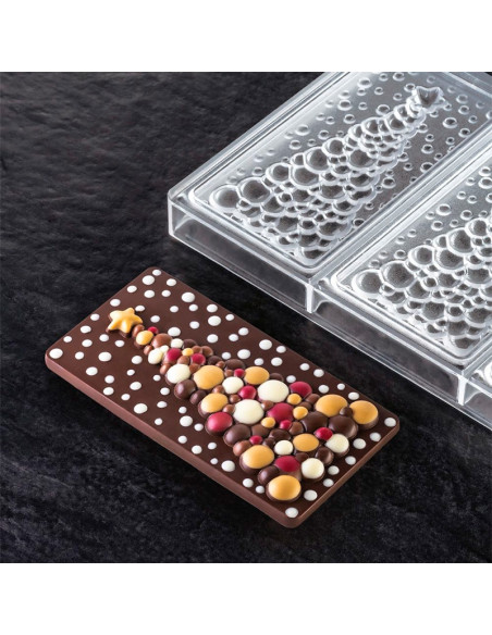 MOLDE PC5037 TABLETA ÁRBOL NAVIDAD 154x77xh13mm 3c