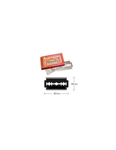 LAMA INOX-TEFLON ZAZA 536 PK (10hojas)Cuchillas pan