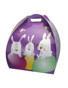 CAJA PASCUA VIOLETA 28x28x32cm PK (25u) CUADRADA 2
