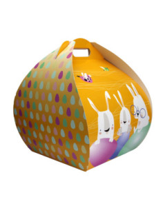 C. PASCUA NARANJA 21x21x26cm PK (25u) CUADRADA 2