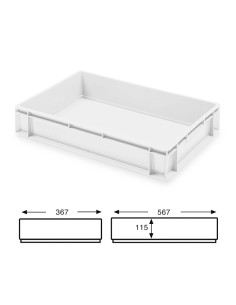 CUBETA N.E. 600x400x120 CERRADA 23lt.