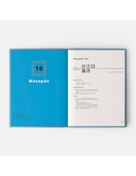 LIBRO RECETARIO BASE PASTELERÍA PROFESIONALLibros