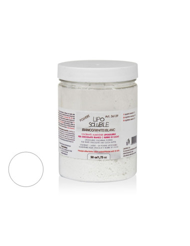 COLORANTE EN POLVO LIPOSOBLUBLE BLANCO 50gLiposolubles Polvo