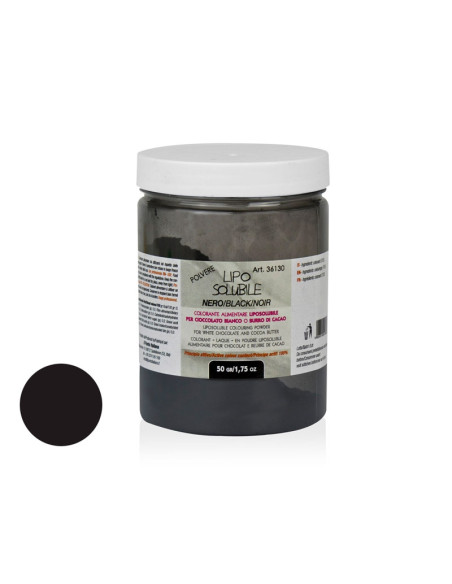 COLORANTE EN POLVO NEGRO LIPOSOLUBLE 50gLiposolubles Polvo