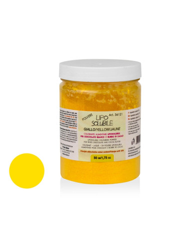 COLORANTE EN POLVO AMARILLO LIPOSOLUBLE 50gLiposolubles Polvo