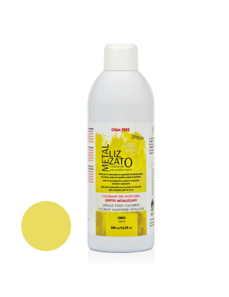 COLORANTE SPRAY ORO METALIZADO 400mlSprays Metalizados