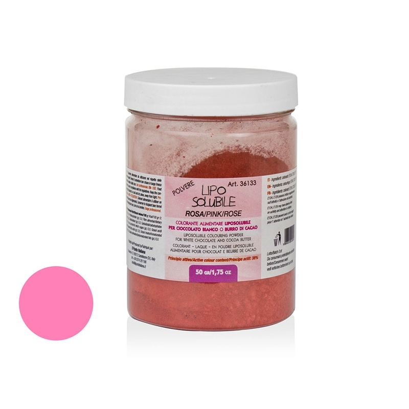 Colorante alimentario en polvo, rosa, soluble en agua, 9113, Ruth, 50  gramos, pe puede