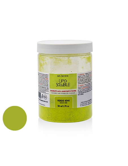 COLORANTE EN POLVO VERDE KIWI LIPOSOLUBLE 50gLiposolubles Polvo