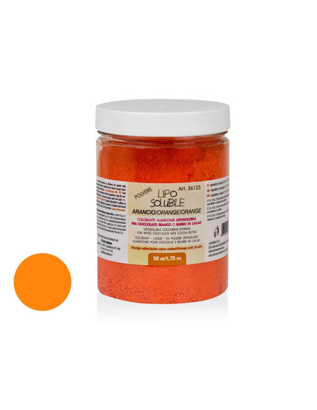 COLORANTE EN POLVO NARANJA 50gLiposolubles Polvo