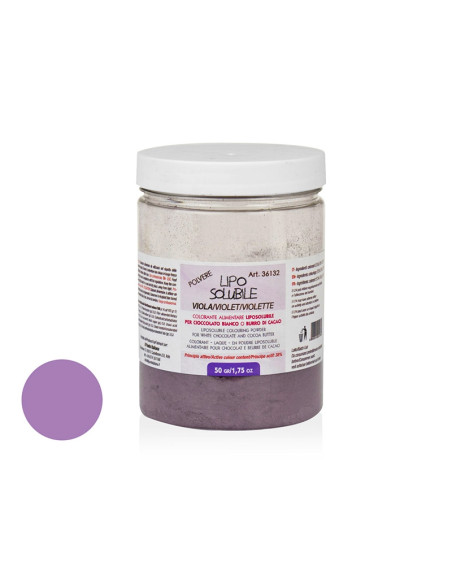 COLORANTE EN POLVO VIOLETA LIPOSOLUBLE 50gLiposolubles Polvo