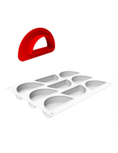 MOLDE RAINBOW 80 100 x 21 x h50mm 80mlSilikomart Monoporciones 2