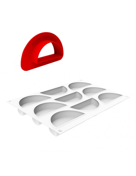 MOLDE RAINBOW 80 100 x 21 x h50mm 80mlSilikomart Monoporciones