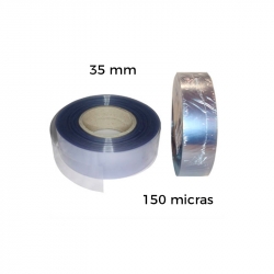 CINTA PVC INCOLORO 35 mm 150 micras (100mt)