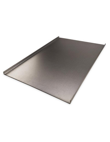 BANDEJA AUTOLIMPIEZA HIERRO ALUMINIZADO 60x40x1 cm2 Lados