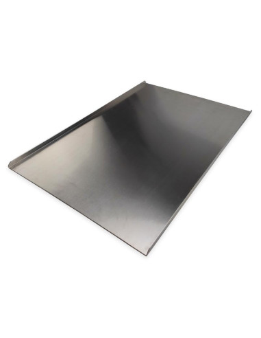 BANDEJA 600x400x10mm ALUMINIO 1.5mm 2 L. SIMPLE2 Lados