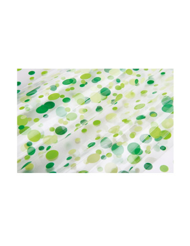 BOBINA BURBUJAS VERDES 611-014 PP 80x40 mtPolipropileno Transparente