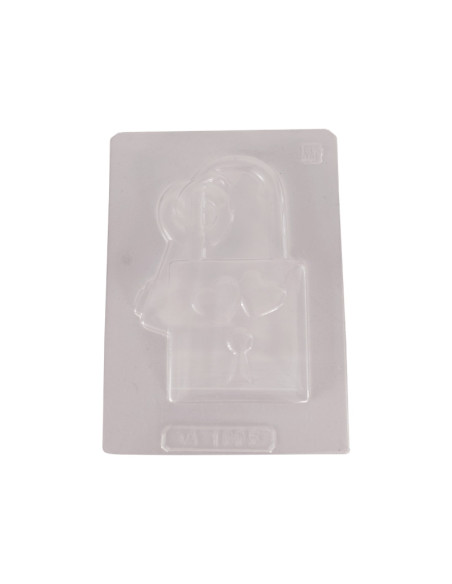 MOLDE PVC CANDADO CORAZÓN 80X120X7mmSan Valentin