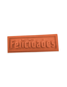 MOLDE PVC FELICIDADES 160x53x6mm (2c)